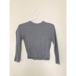 Silence and Noise Long Sleeve Crop Top